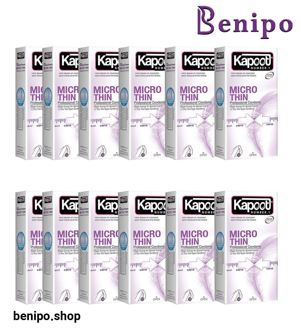 کاندوم مدل Micro Thin پک 12 عددی
