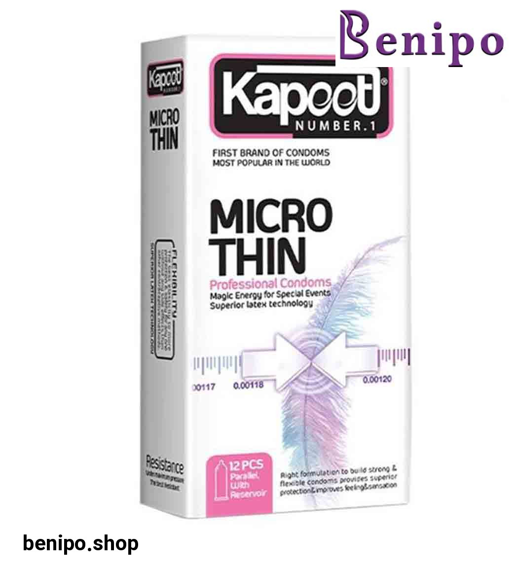 کاندوم مدل Micro Thin بسته 12 عددی