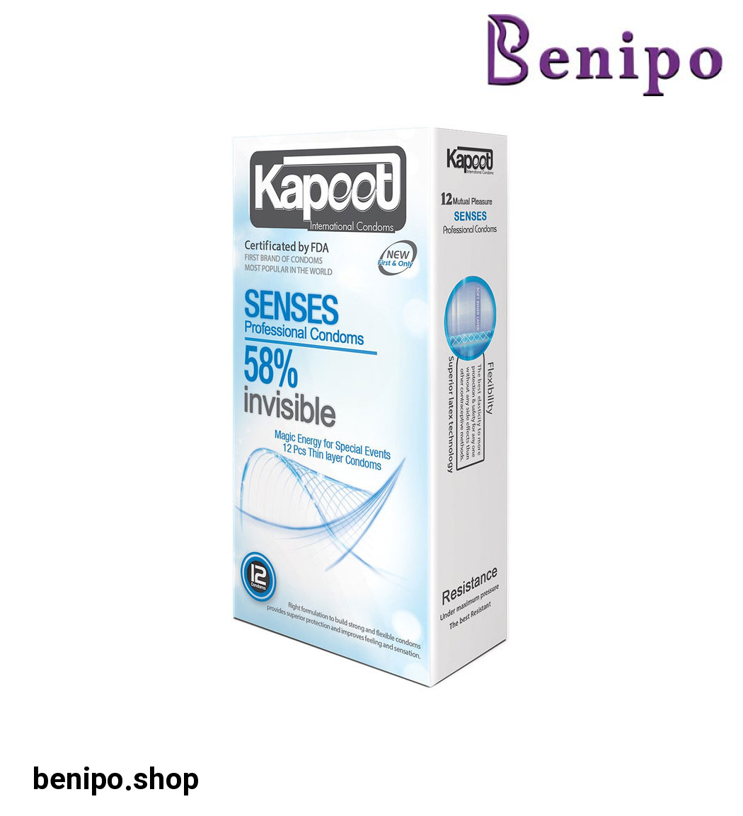 کاندوم مدل Senses بسته 12 عددی
