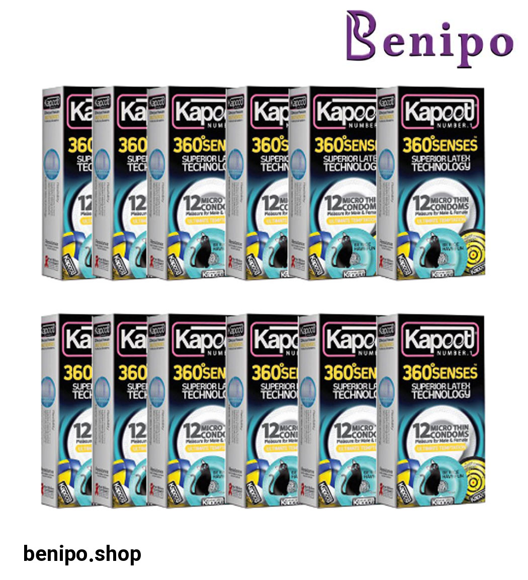 پک 12 عددی کاندوم مدل senses 360