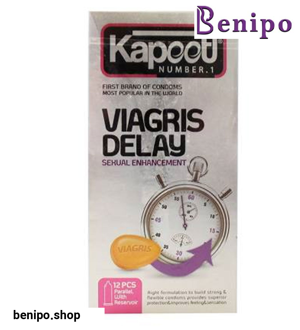 کاندوم مدل viagris delay بسته 12 عددی