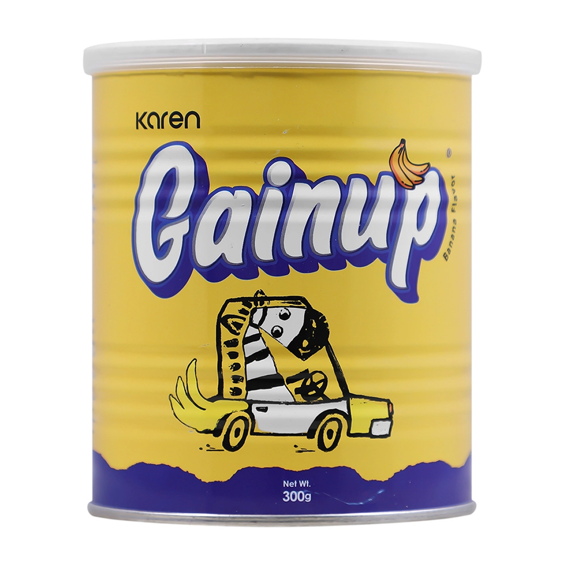 پودر گین اپ با طعم موز مناسب کودکان وزن 300 گرم