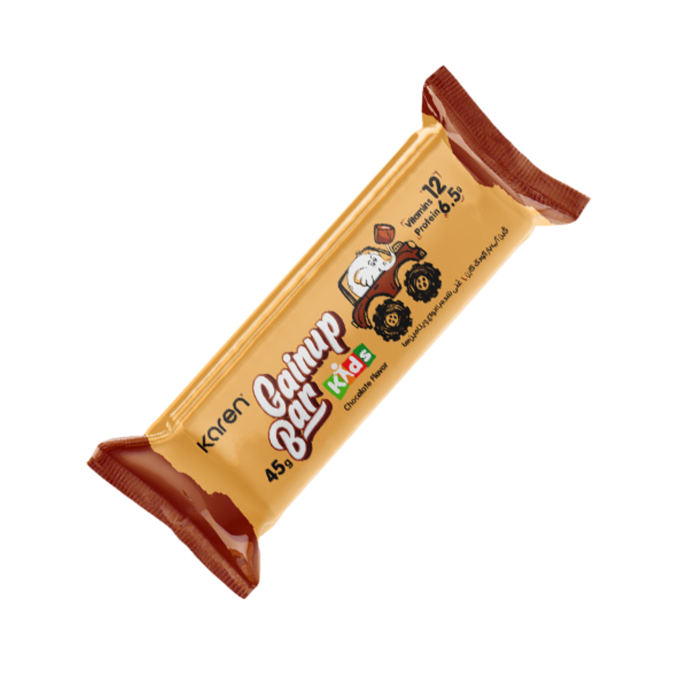 شکلات گین اپ بار با طعم شکلاتی مناسب کودکان وزن 45 گرم