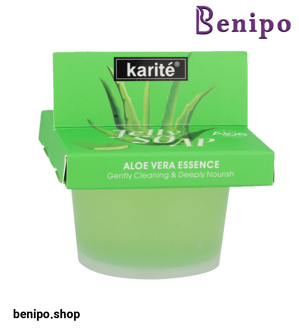 صابون ژله ای طبیعی صورت و بدن آلوئه ورا