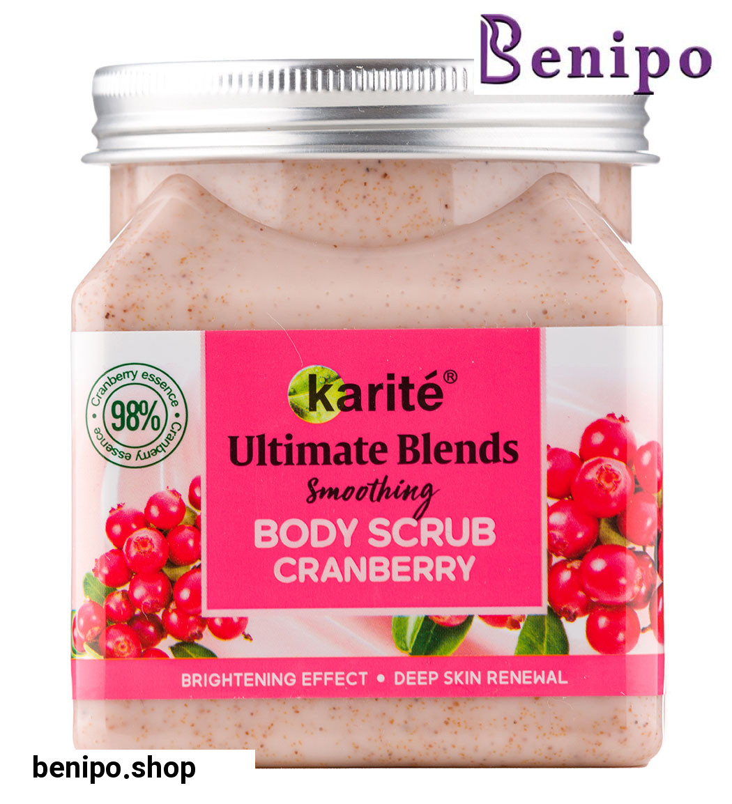 اسکراب شنی بدن کاسه ای زغال اخته 320میل