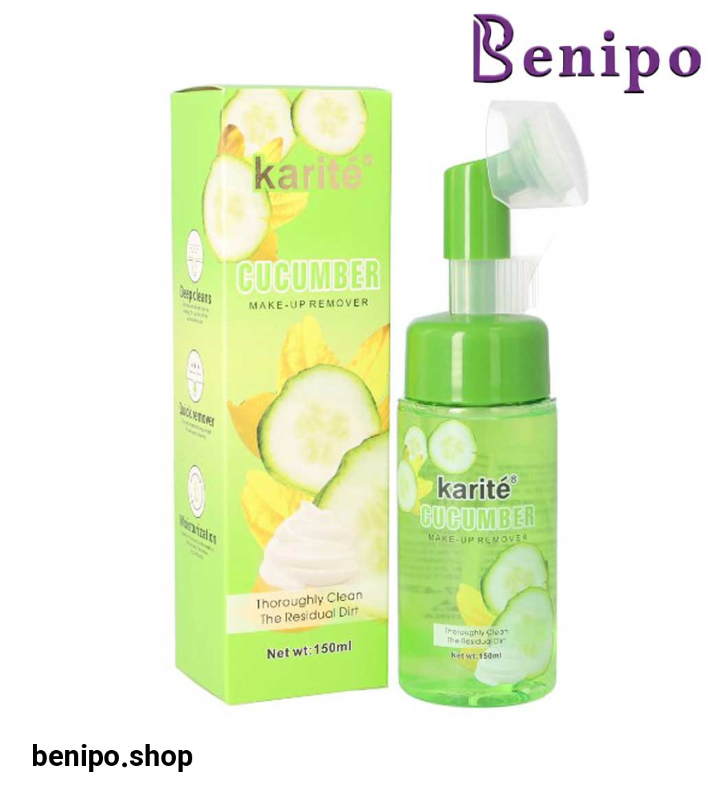 فوم شوینده صورت همراه با براش حاوی عصاره خیار حجم 150 میل