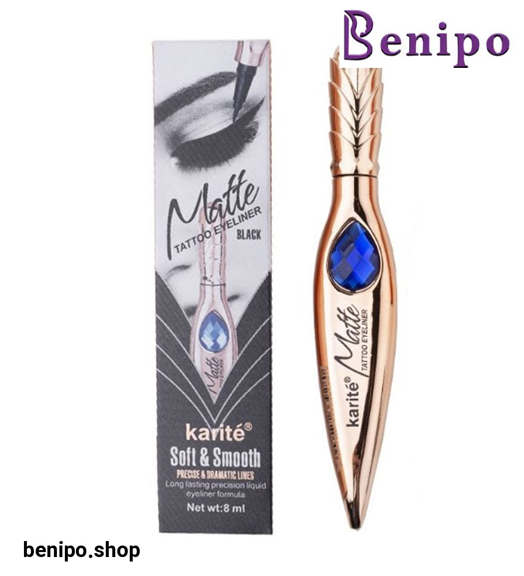 خط چشم ماژیکی رنگ مشکی مات