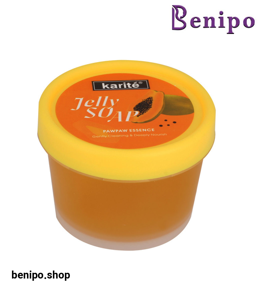 صابون ژله ای طبیعی صورت و بدن پاپایا