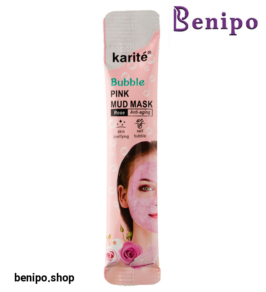 ماسک حبابی ساشه ای مدل Rose حجم 5میل