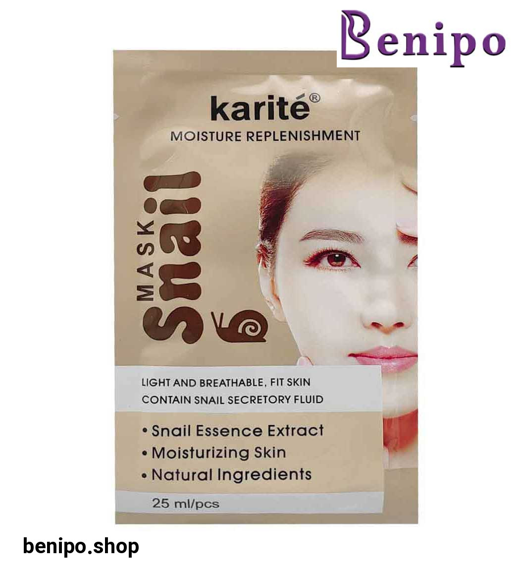 ماسک ورقه ای صورت حلزون25گرمی