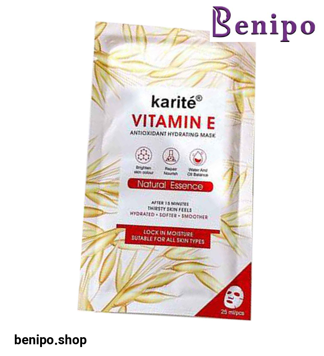 ماسک ورقه ای صورت حاوی ویتامین E 25گرمی