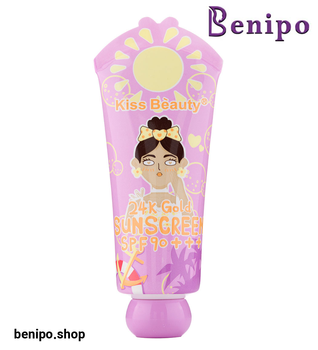 کرم ضد آفتاب SPF90 حاوی طلا 24K حجم 75 میل