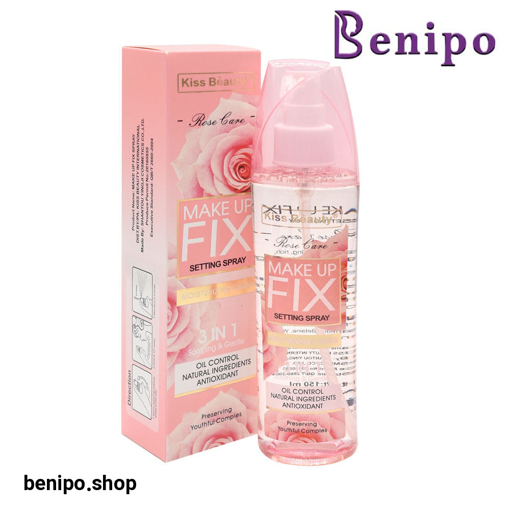 اسپری فیکس کننده آرایش آبرسان گل رزحجم 150 میل