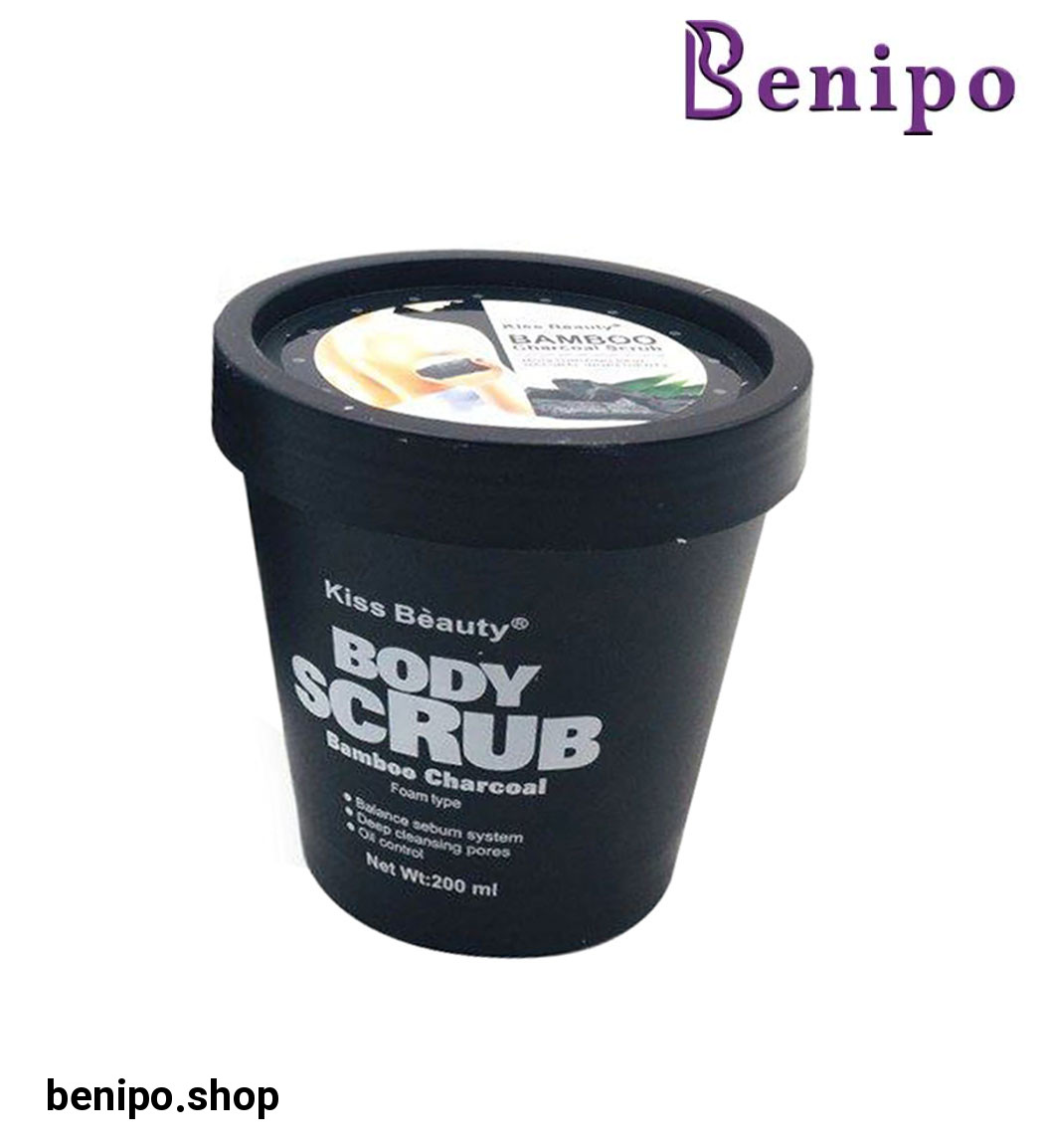 اسکراب شنی بدن زغال مدل فوم 200میل