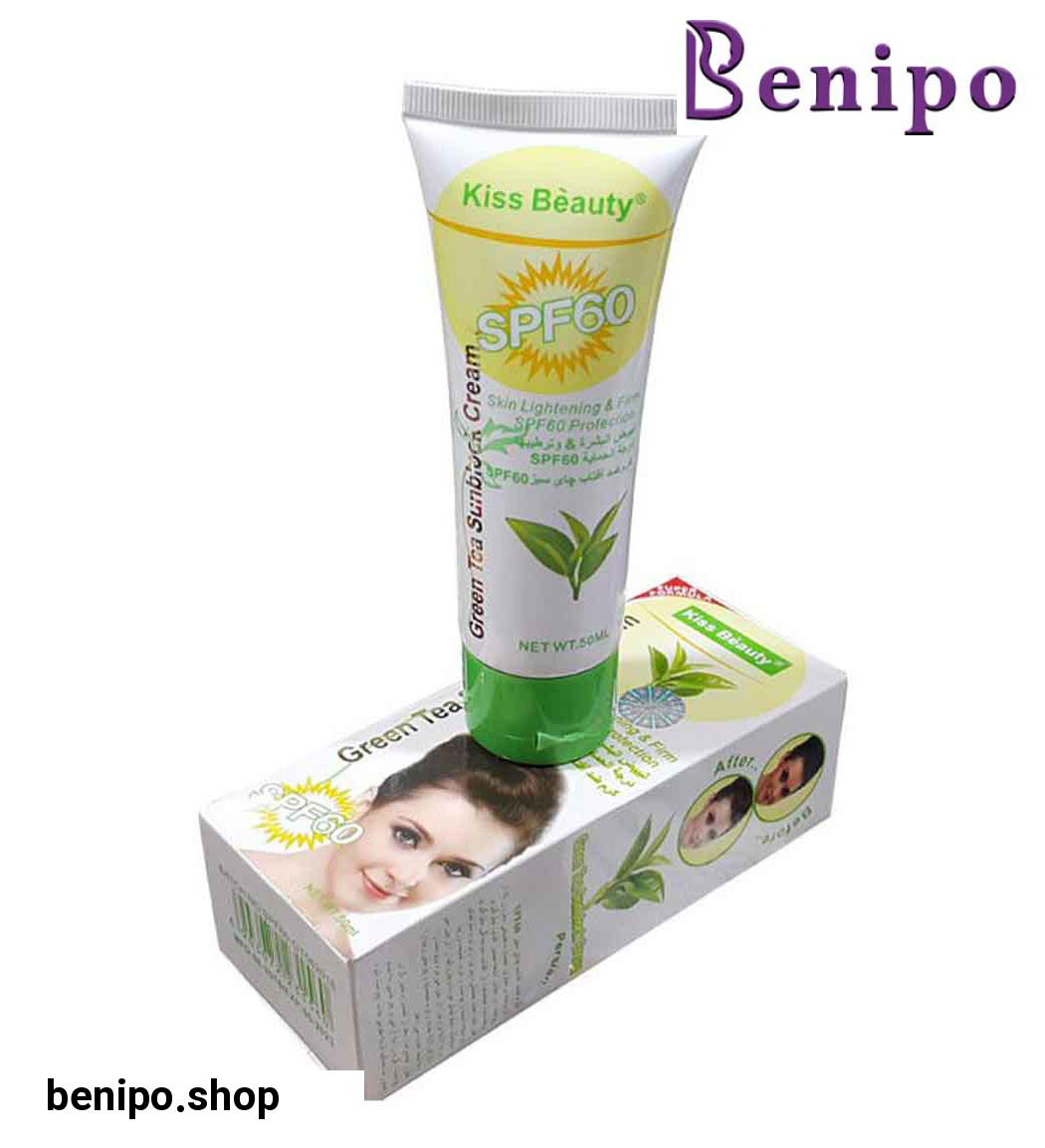 ضد آفتاب حاوی عصاره چای سبز SPF60 حجم 50میل