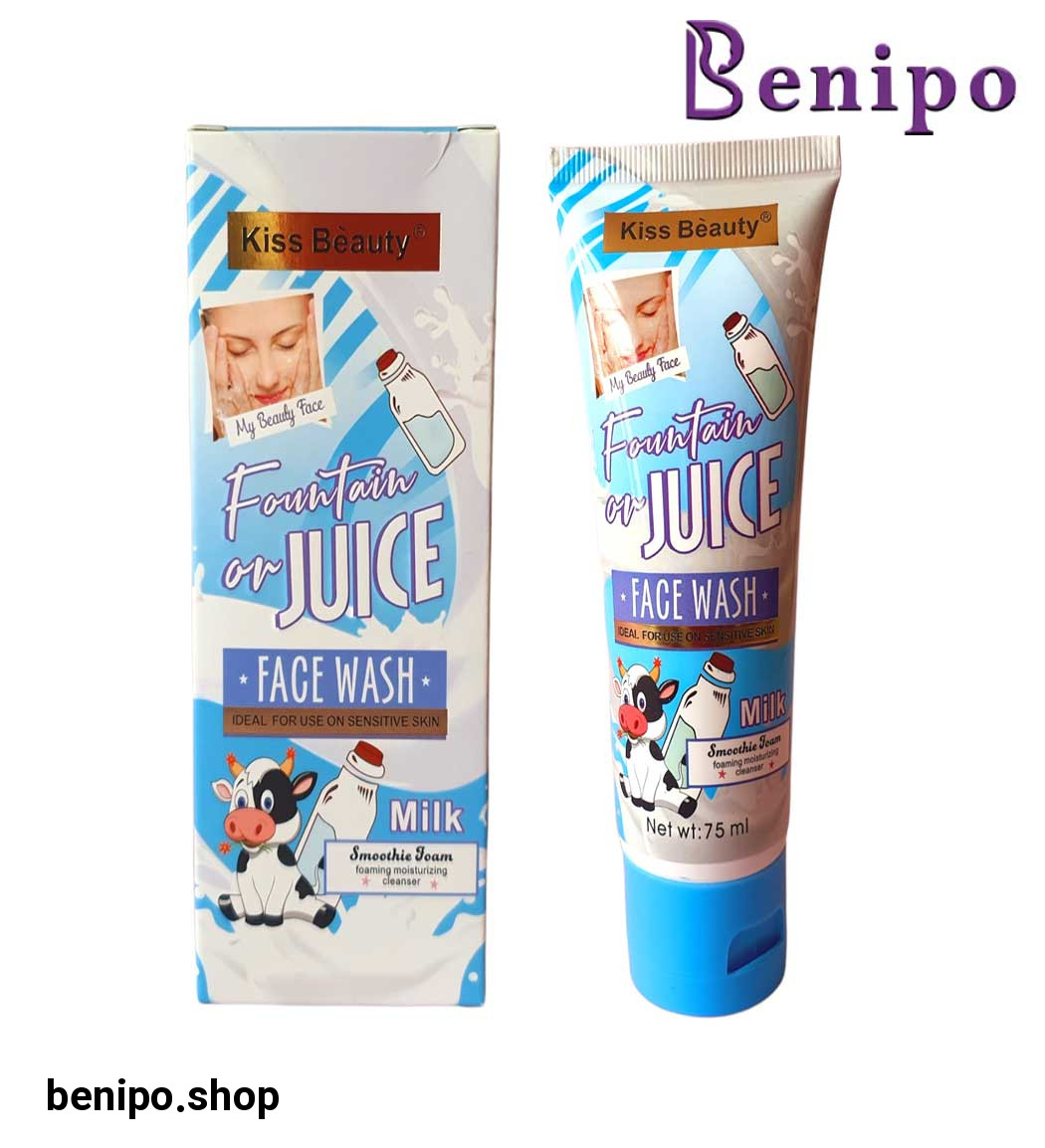 فوم شستشو صورت شیر گاو حجم 75 میل