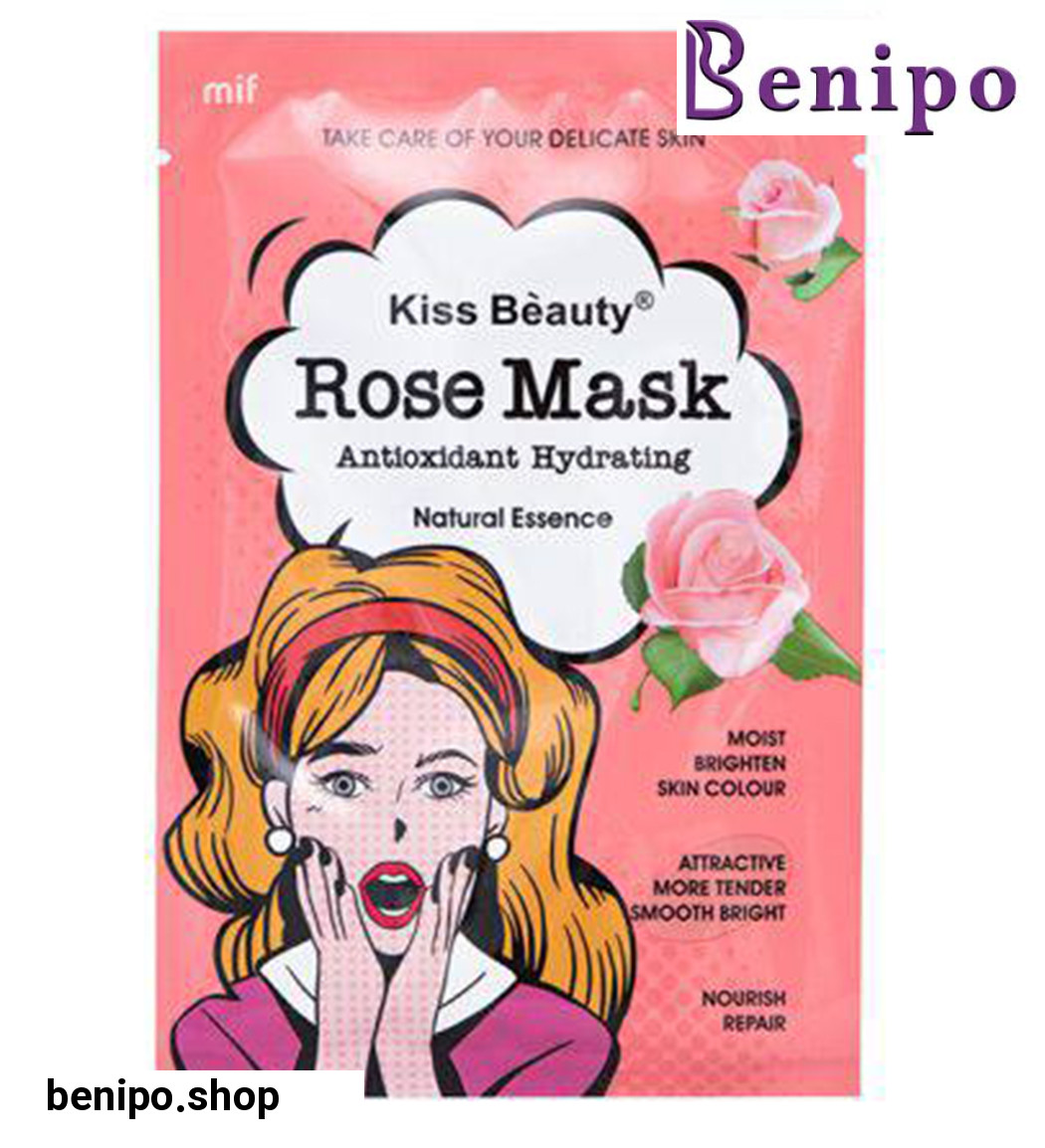 ماسک ورقه ای صورت گل رز
