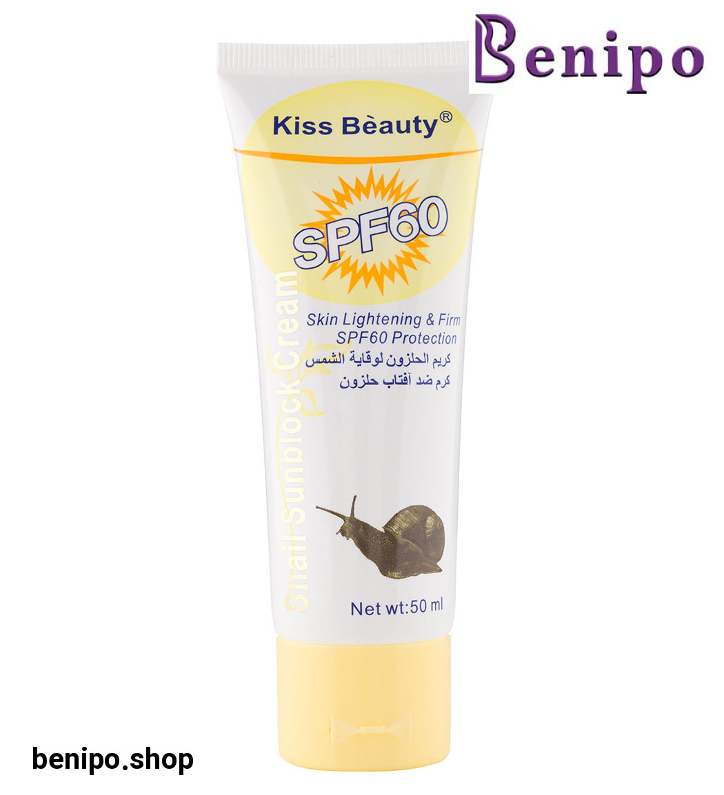 کرم ضد آفتاب حاوی عصاره حلزون SPF60 حجم 50میل