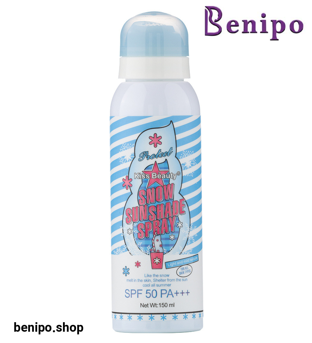 اسپری ضد آفتاب مدل Snow دارای spf50 حجم 150 میل