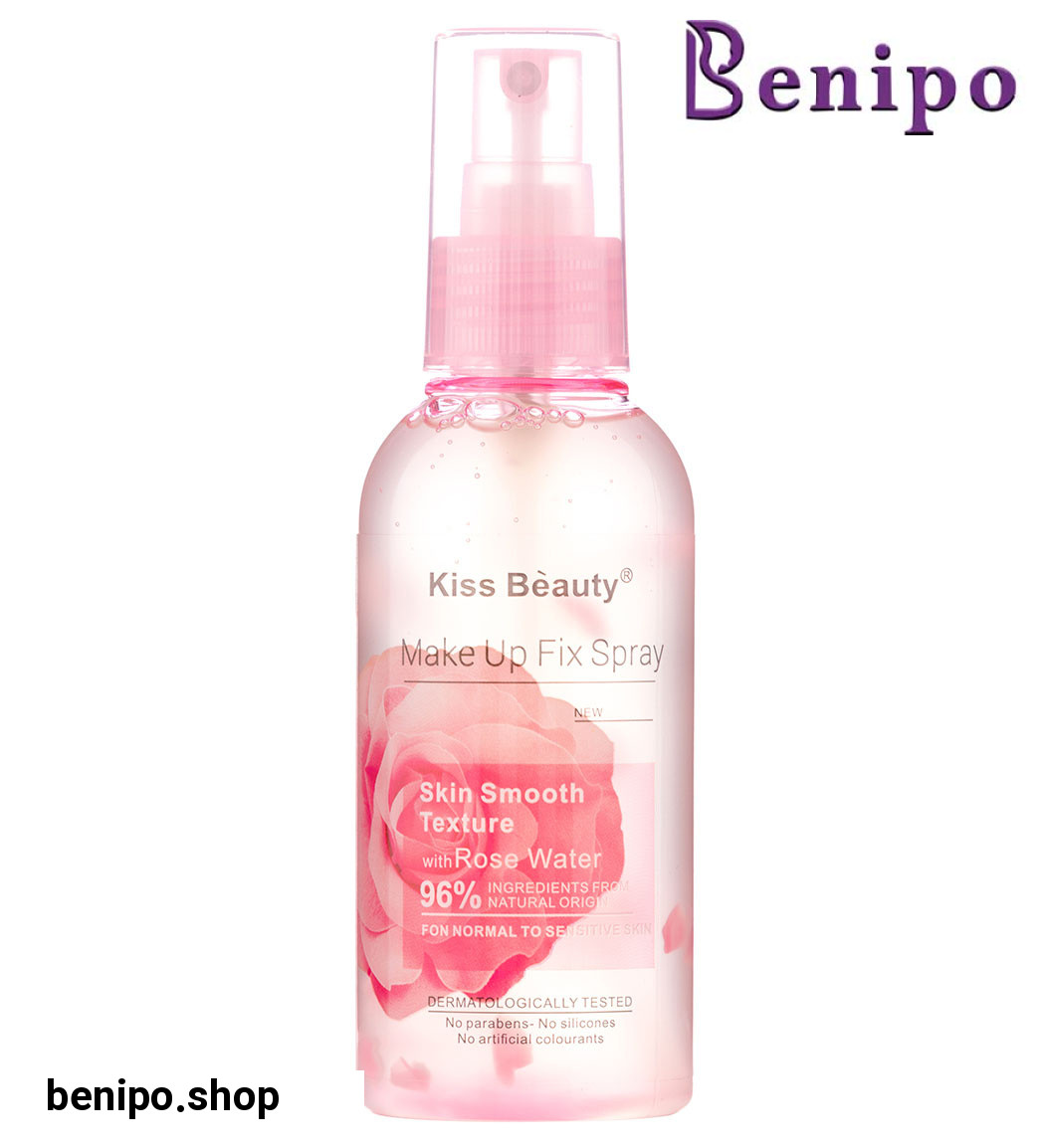 اسپری فیکس کننده آرایش صورت حاوی گلبرگ گل رز حجم 160 میل