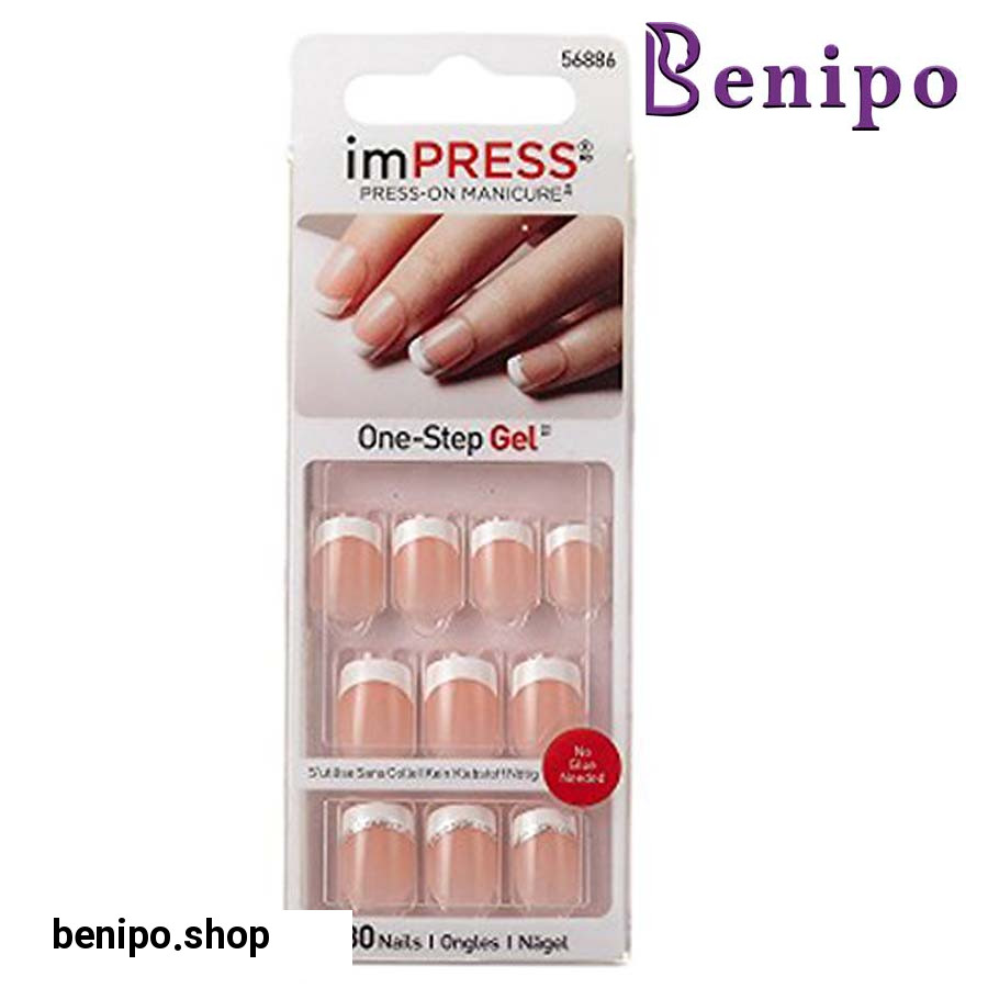 برچسب ناخن مدل فرنچ