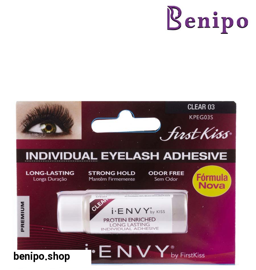 چسب مژه مصنوعی تکی بی رنگ