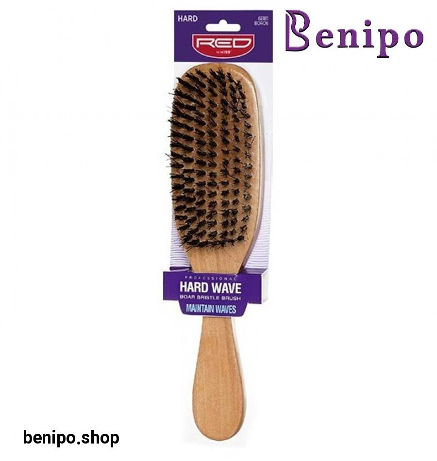 برس چوبی سفت حالت دهنده مو