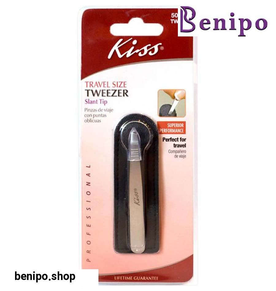 مو چین انبری مسافرتی لبه کج