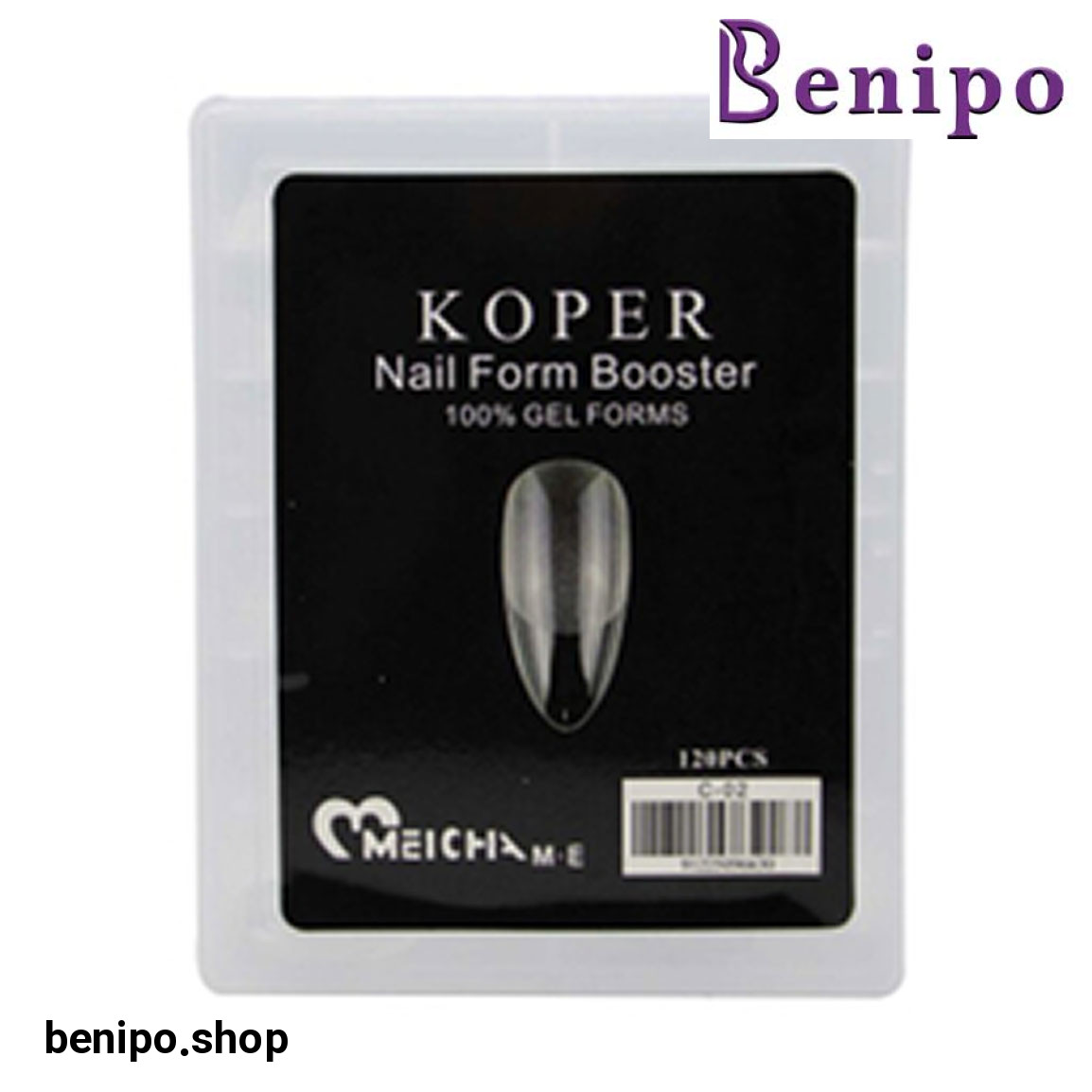 تیپ کاشت ناخن مدل C02 بسته 120 عددی