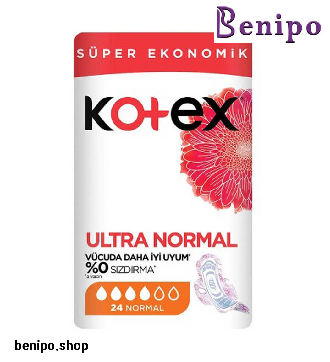 نوار بهداشتی مدل Ultra Normal با جذب بالا بسته 24 عددی