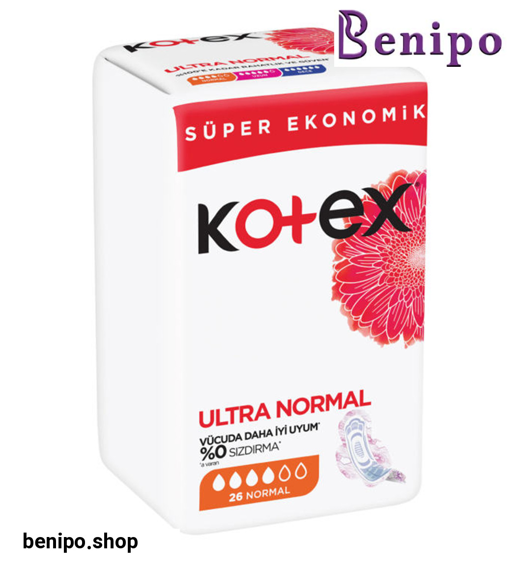 نوار بهداشتی مدل ULTRA NORMAL با قابلیت جذب بالا بسته 26 عددی