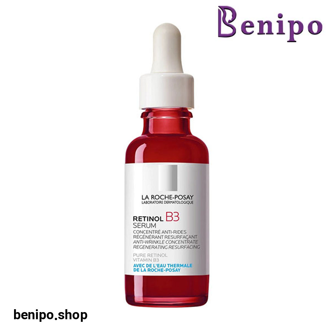 سرم ضد پیری و جوانساز حاوی رتینول و B3 حجم 30 میلی لیتر