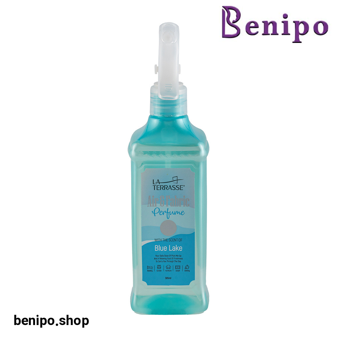 اسپری خوشبو کننده البسه مدل Blue Lake حجم 365 میلی لیتر