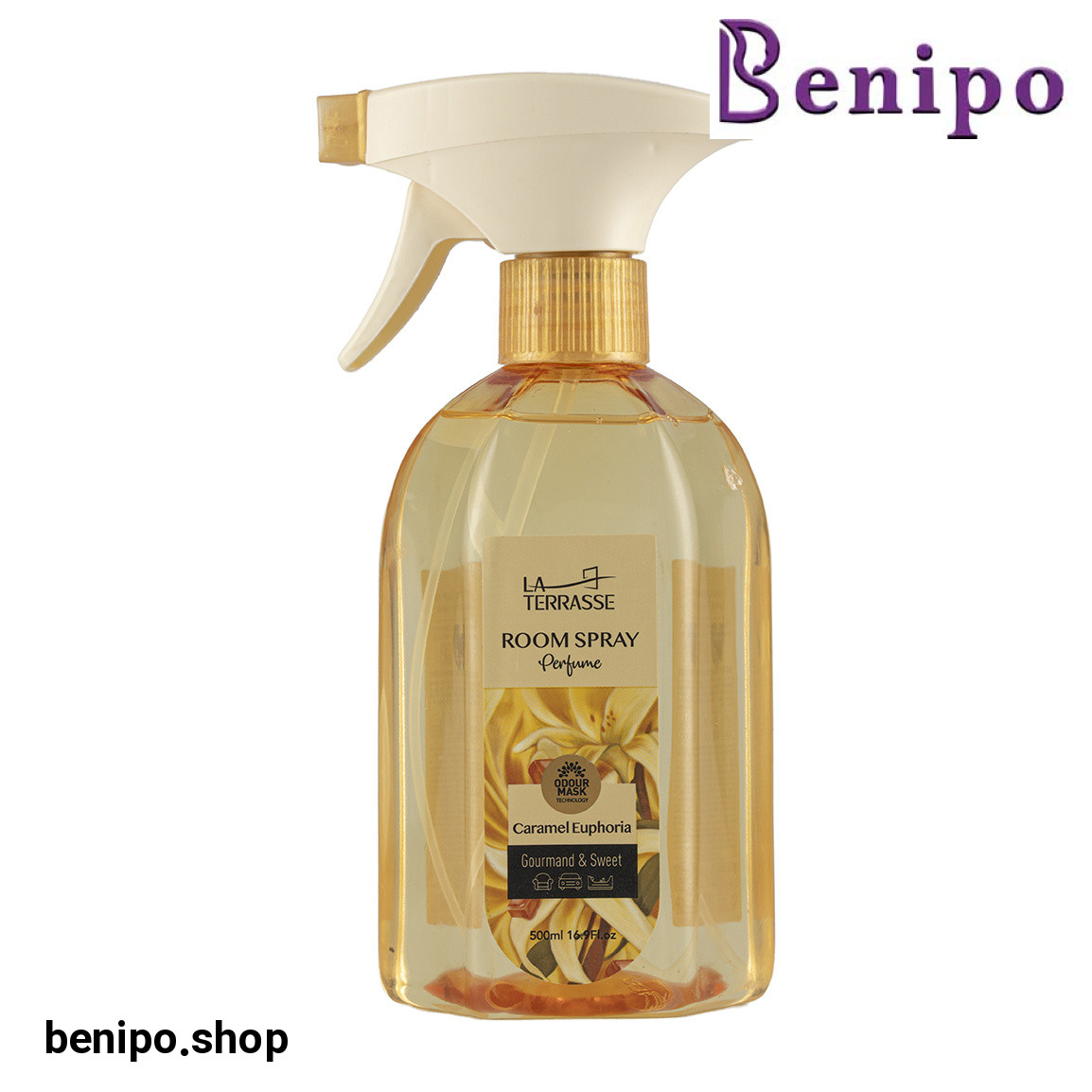 اسپری خوشبو کننده محیط و هوا مدل Caramel Euphoria حجم 500 میلی لیتر