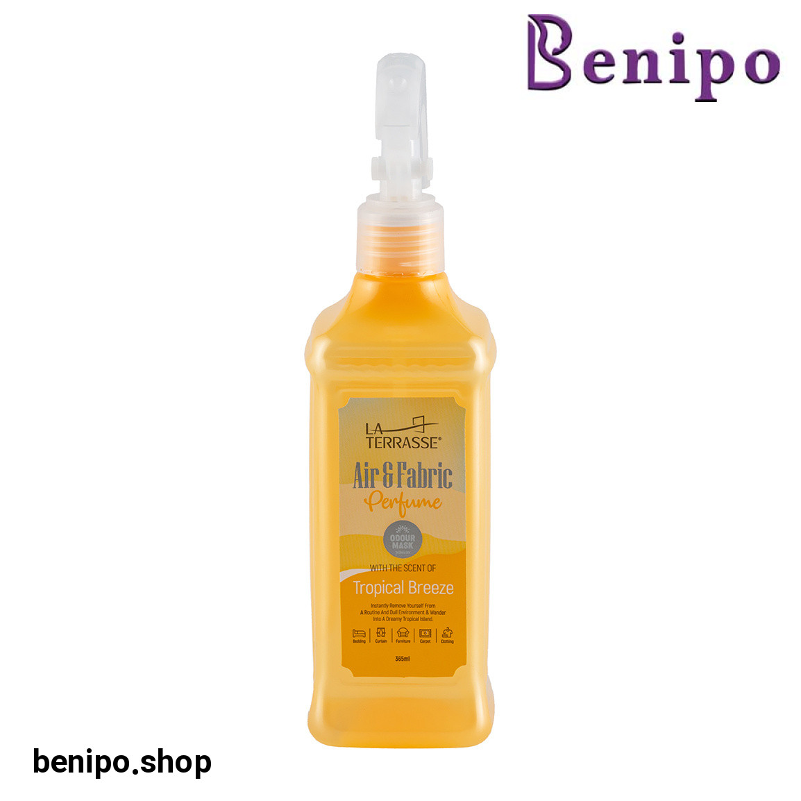 اسپری خوشبو کننده البسه مدل Tropical Breeze حجم 365 میلی لیتر