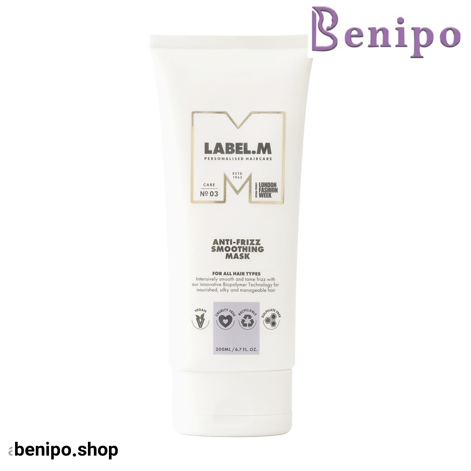 ماسک ضد وز و نرم کننده لیبل ام