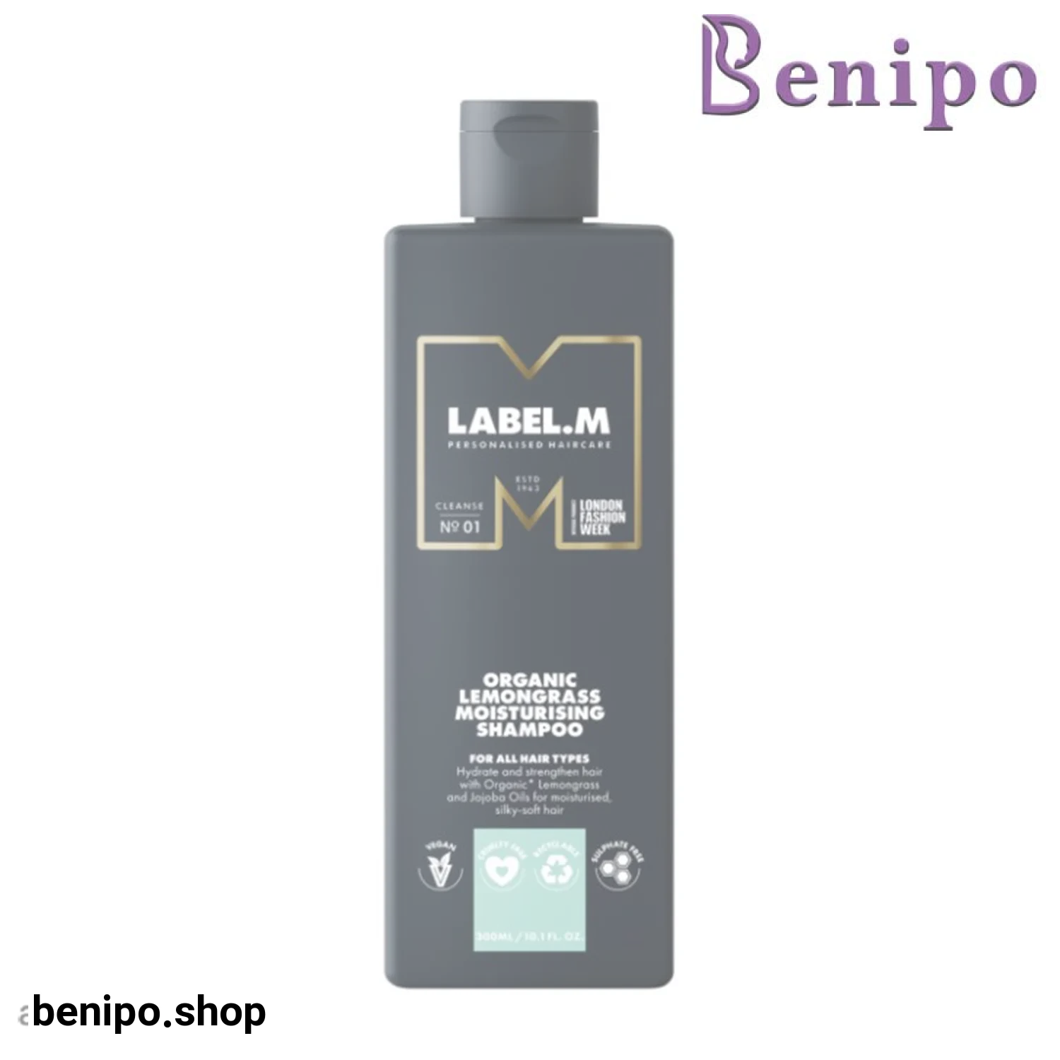 شامپو مرطوب کننده لیبل ام Organic Lemongrass