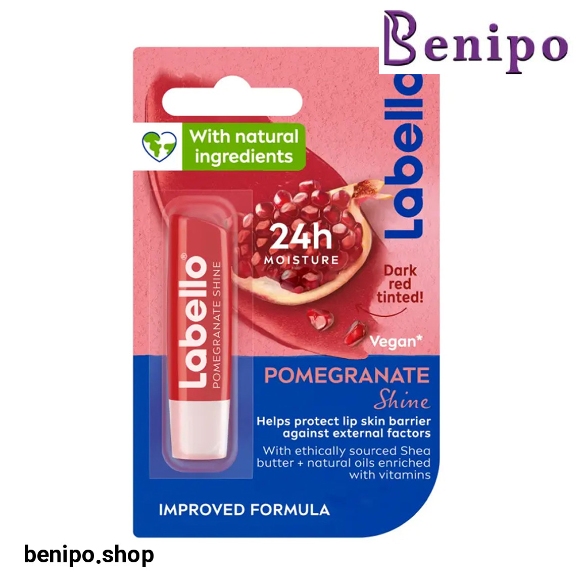 بالم لب مدل Pomegranate Shine