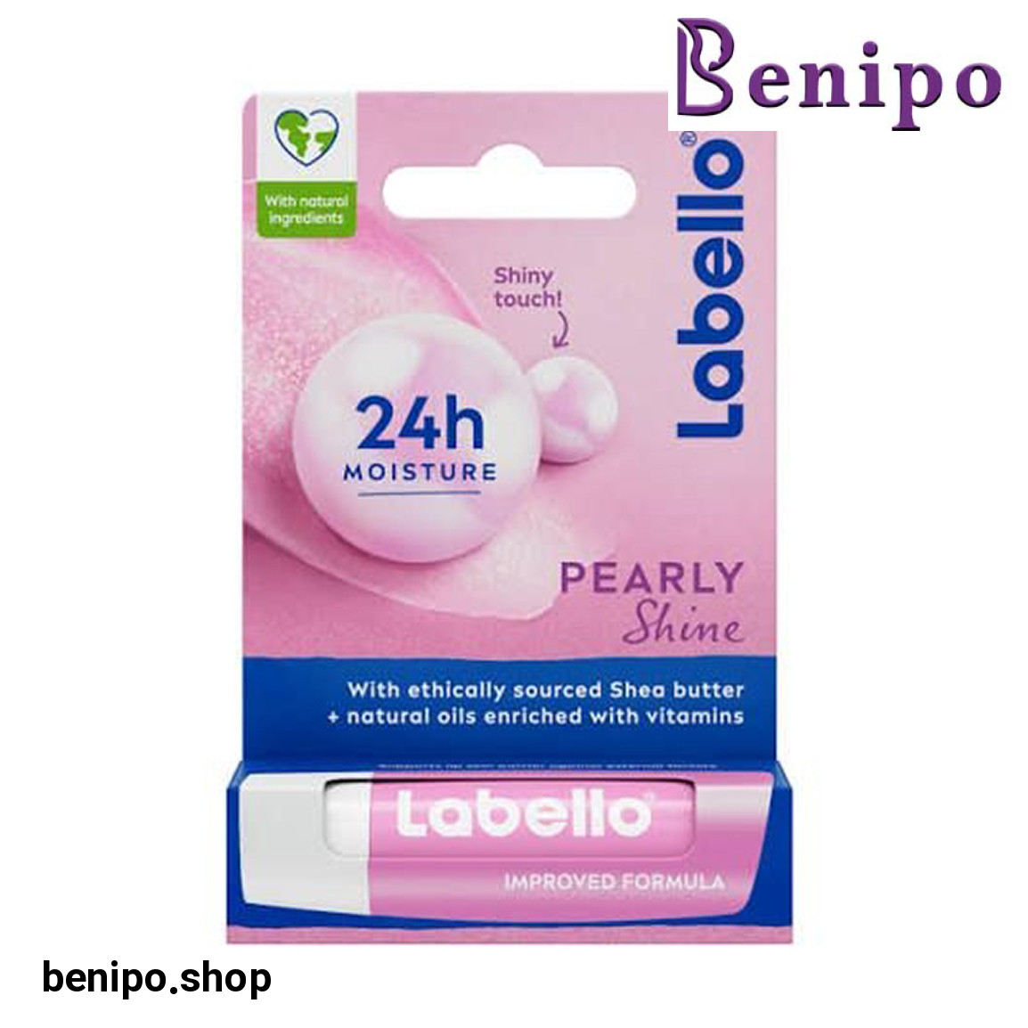 استیک  لب صدفی براق