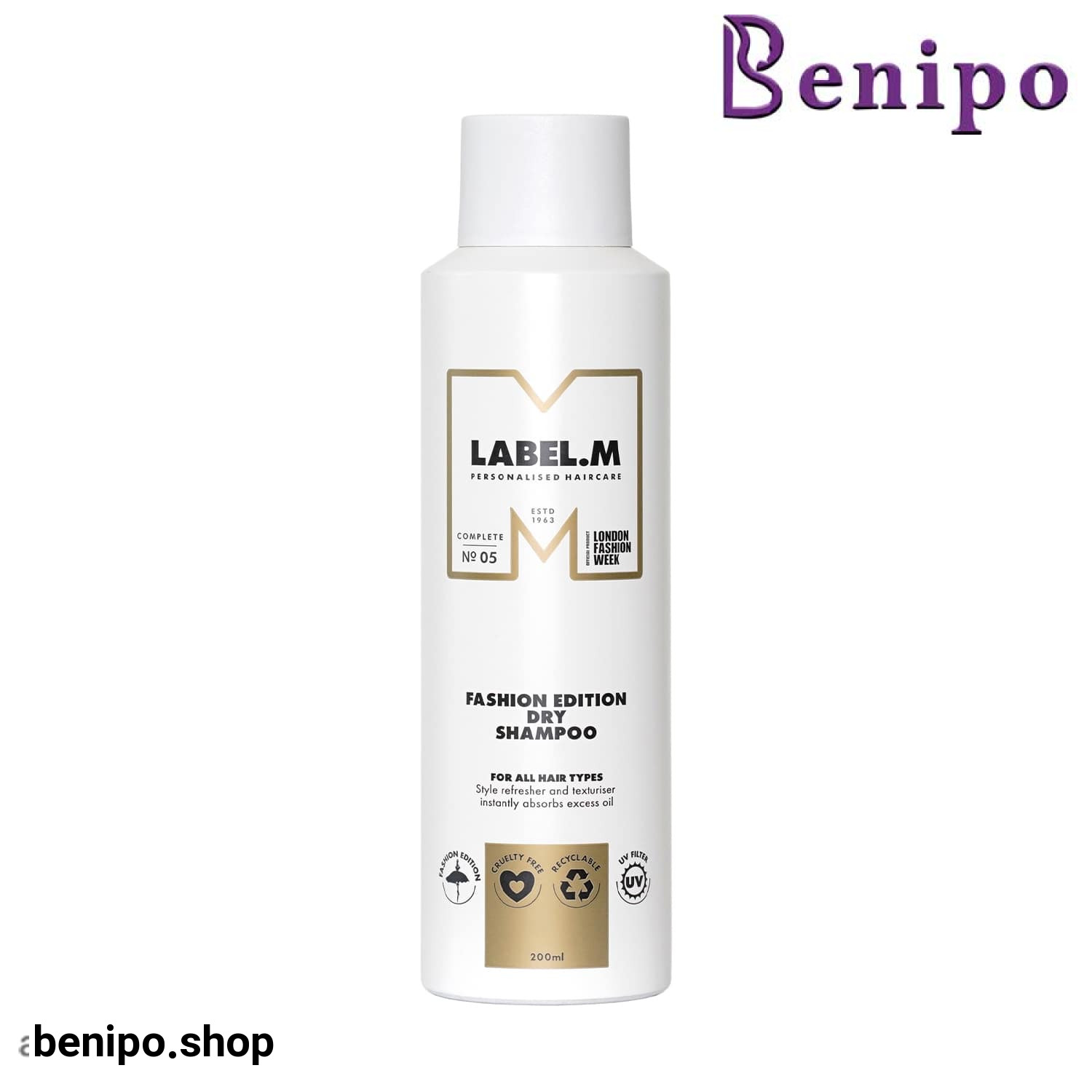 شامپو خشک لیبل ام