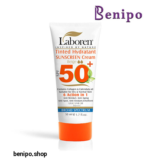 ضد آفتاب 6کاره رنگی اس پی اف 50 مناسب پوست خشک و نرمال