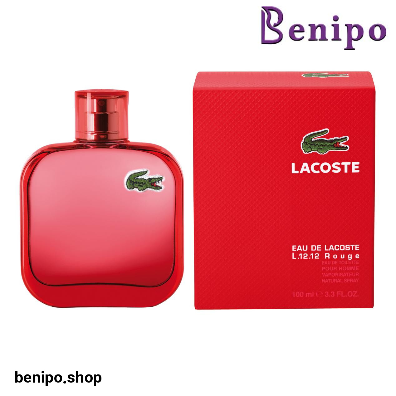 ادو تویلت مردانه مدل L.12.12. Rouge Men حجم 100 میل