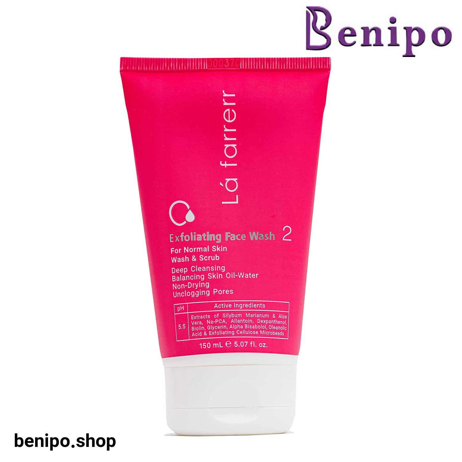 ژل شستشو لایه بردار پوست معمولی لافارر