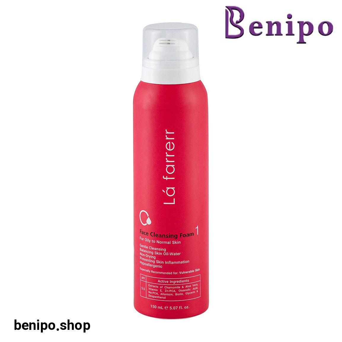 فوم شستشوی صورت مدل 1 مناسب پوست چرب و معمولی حجم 150 میلی لیتر