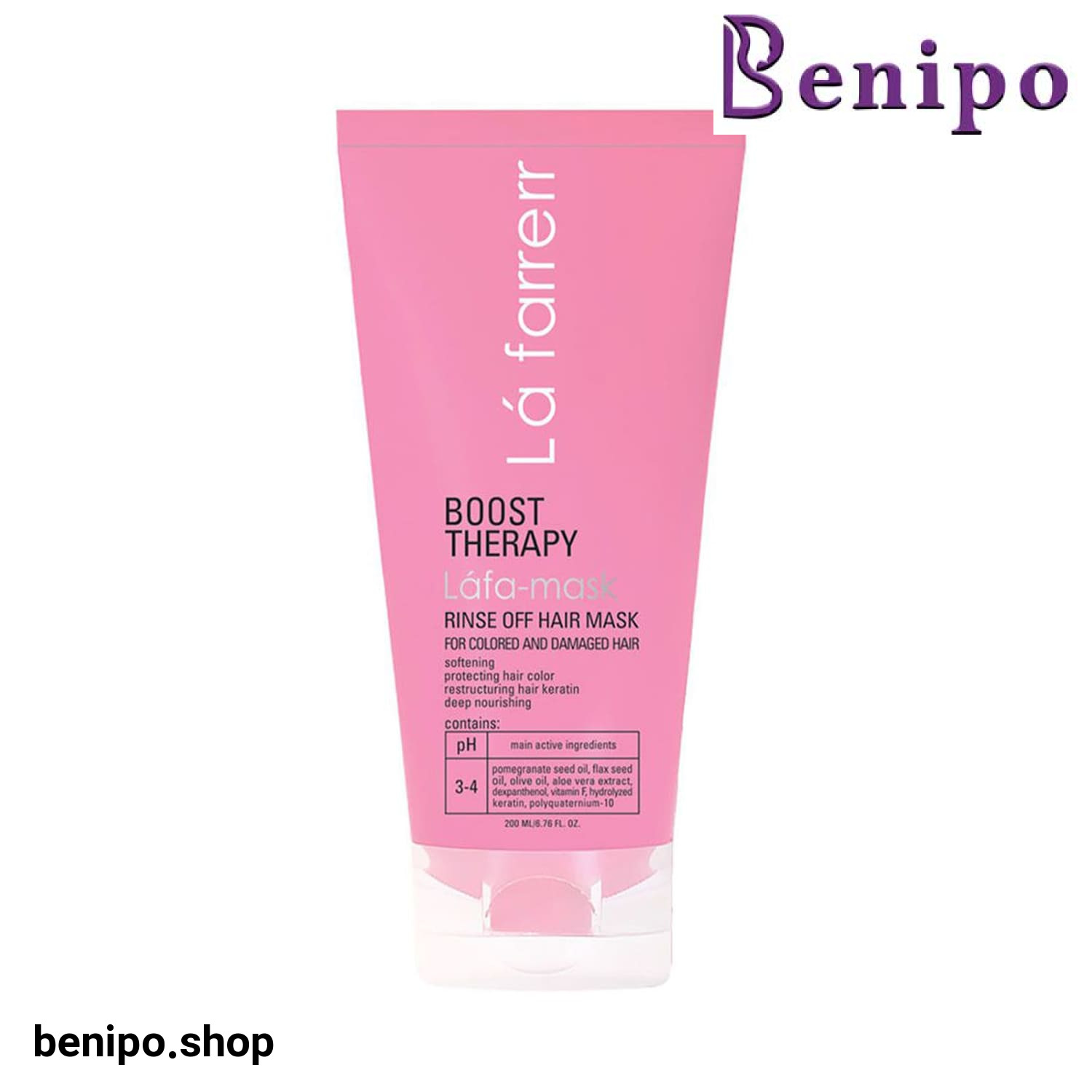 ماسک ترمیم کننده موهای رنگ شده و آسیب دیده لافارر