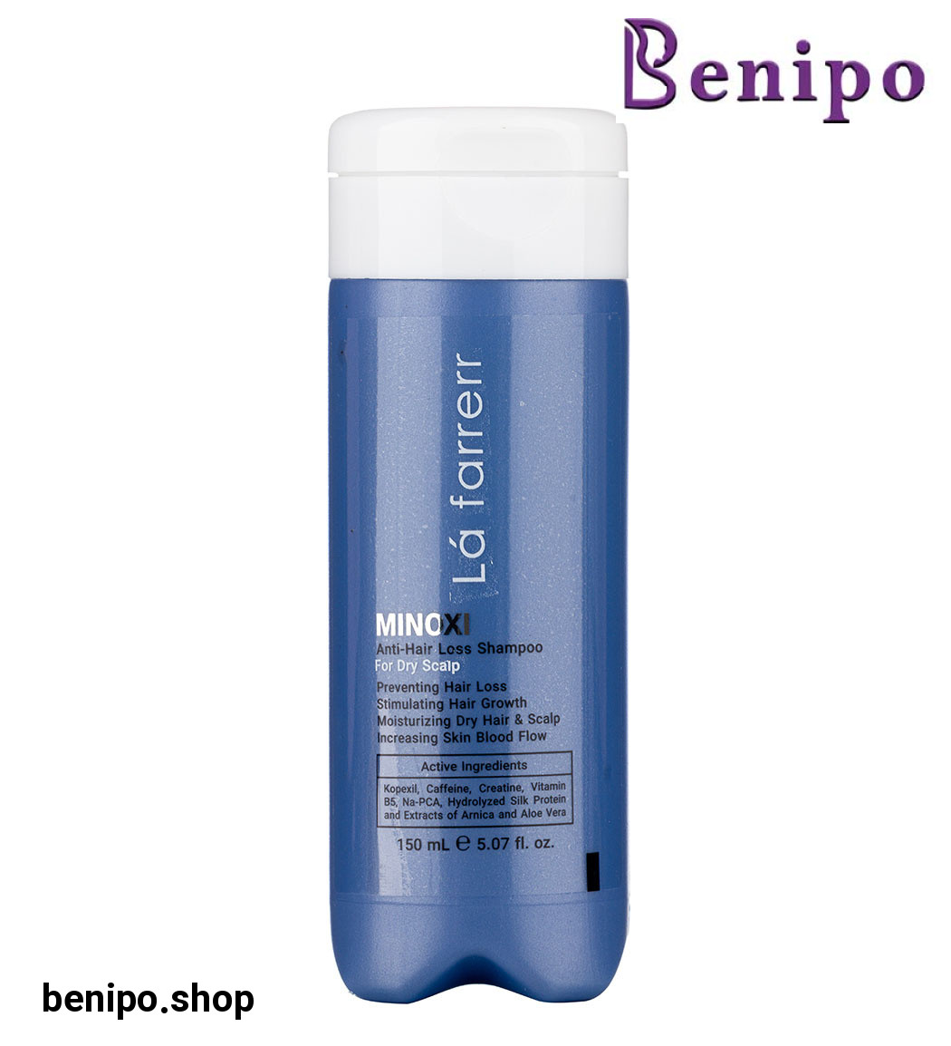 شامپو ماینوکسی ضد ریزش موهای خشک و زبر 150 میل