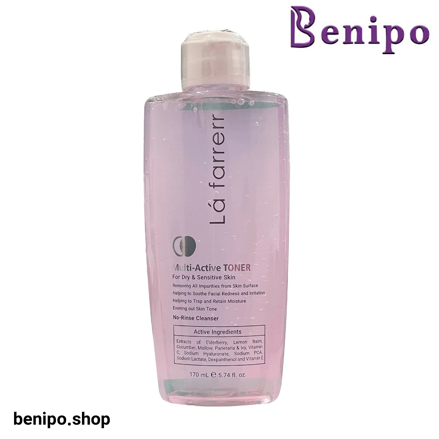 تونر مولتی اکتیو پوست خشک و حساس لافارر