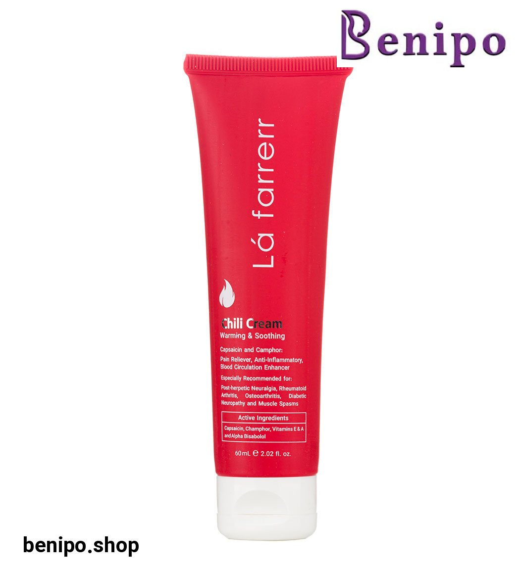 کرم گرم کننده و تسکین دهنده درد مدل Chili حجم 60میل