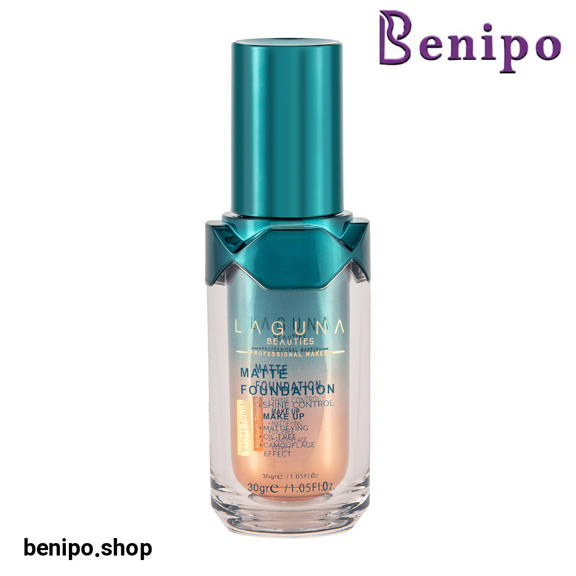 کرم پودر مات پمپی حجم 30 گرم