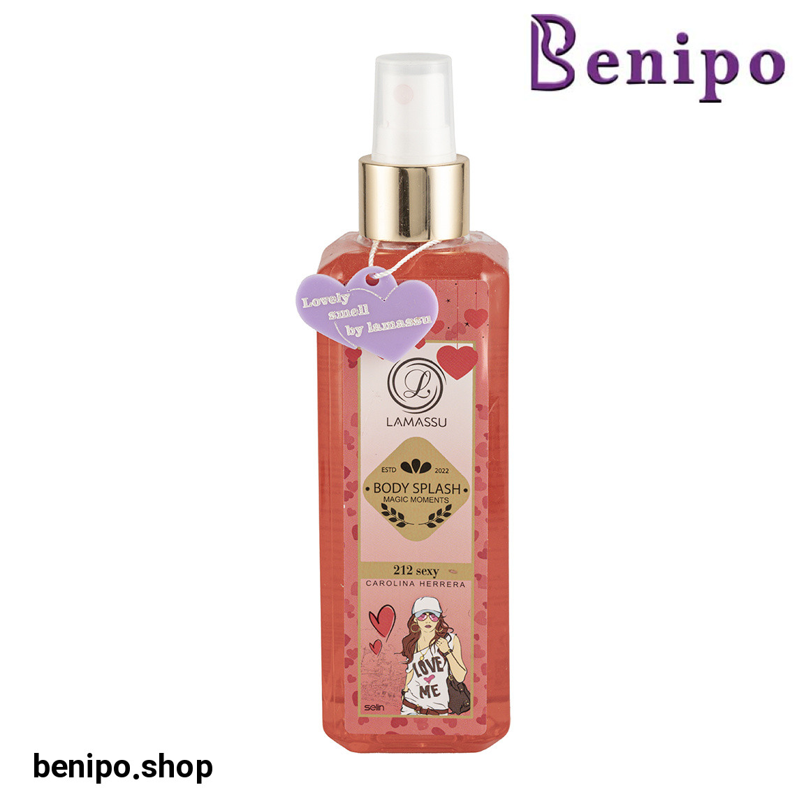 بادی اسپلش زنانه مدل 212 حجم 275 میلی لیتر